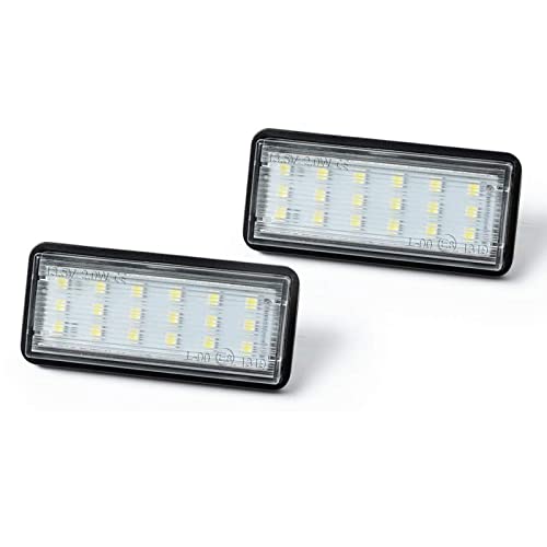 License Plate Light, GemPro 2Pack LED License Plate Lamp Assembly Replacement For Lexus GX470 LX470 LX570 Toyota Land Cruiser Cygnus 100-Series