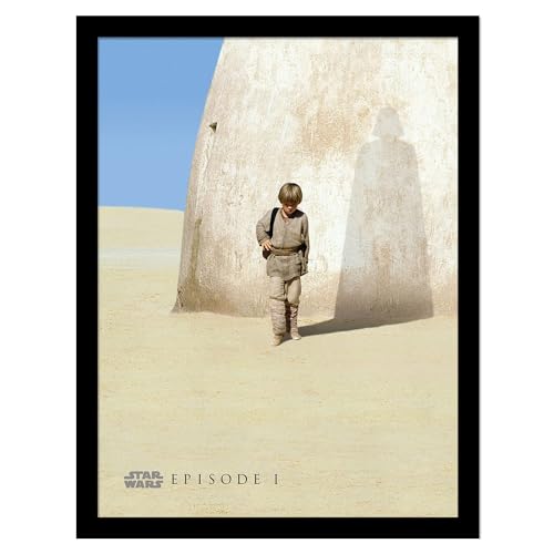 Star Wars Póster enmarcado del episodio I de Anakin Skywalker, multicolor, 40cm x 30cm