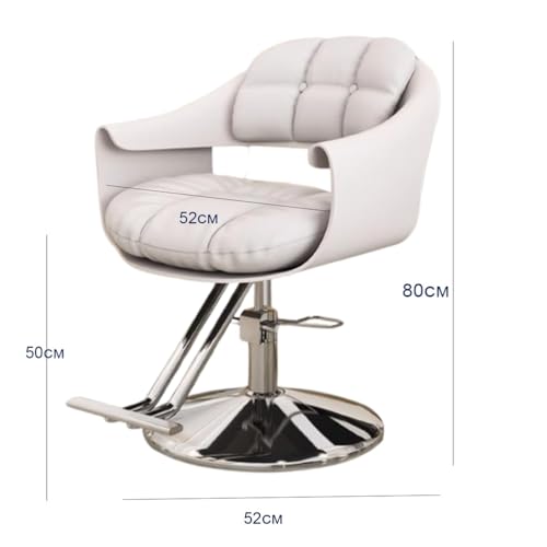 Professioneller hydraulischer Friseurstuhl, höhenverstellbar, um 360 ° drehbar, Salon-Styling-Stuhl für Haarschnitte, Beauty-Spa, Tattoo-Studio, ultimativer Komfort und Haltbarkeit
