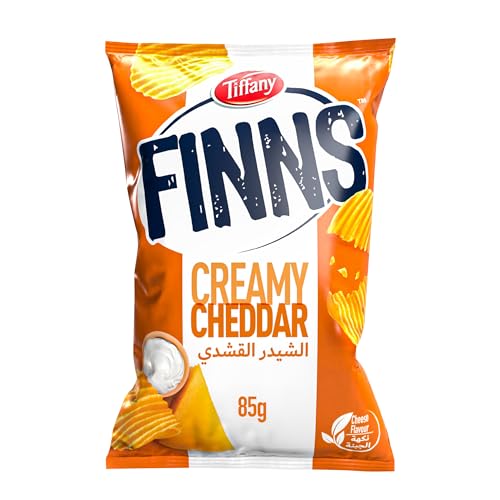 Tiffany Finns Potato Chips Cheddar Cheese Flavor 85 grams