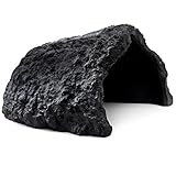 NOMAL Reptile Rock Hide Cave Large Reptile Habitat Turtle Hideouts Cave for Lizards Bearded Dragon L