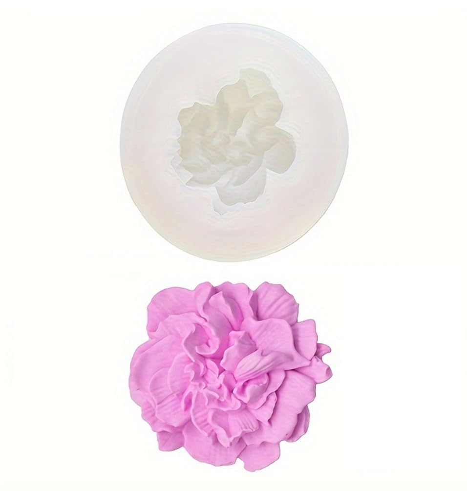 KROKIO® - Carnation Flower Candle Making Mould Silicone Molds Floral Resin Art and Craft Moulds Soap Chocolate Cake Topping-image-35