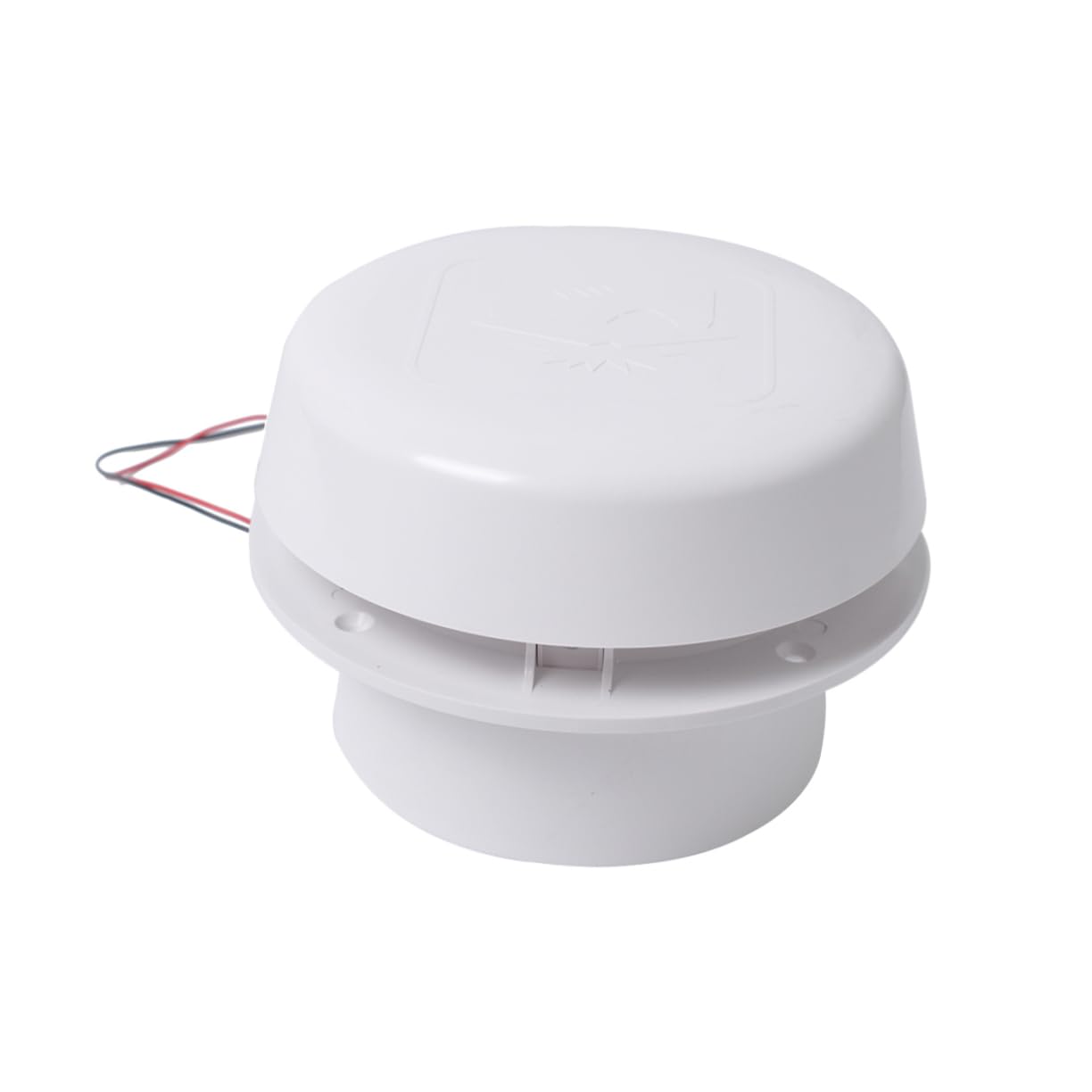Ventilatore da Tetto Camper Silenzioso a Forma di Fungo Bianco in Plastica, Resistente a Risparmio Energetico per Vacanze Estive e Modifiche Rv