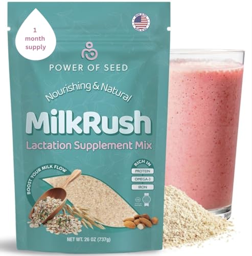 Milkrush Lactation Support for Breastfeeding-Oats Seeds &