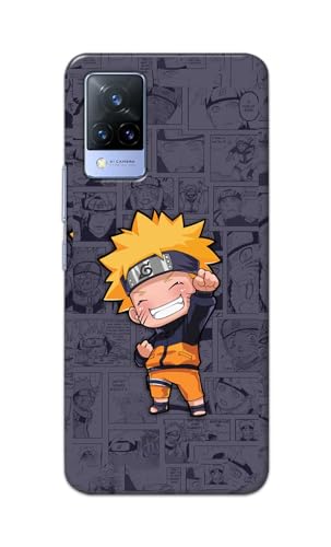 Image of Plastic Printfidaa Printed Hard Back Cover Case For Vivo V21 5G Back Cover (Famous Anime Cartoon Character) -112,Multicolor
