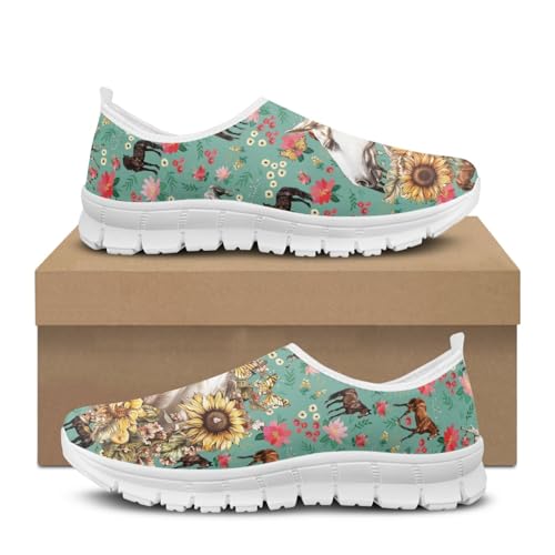 Coloranimal Fashion Slip on Mesh Sneaker Anti Slip Walking Shoes Lightweight Running Shoes Causal Shoes2