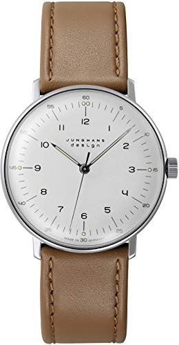 JUNGHANS max Bill Armbanduhr Handaufzug mit Saphirglas 27/3701.02