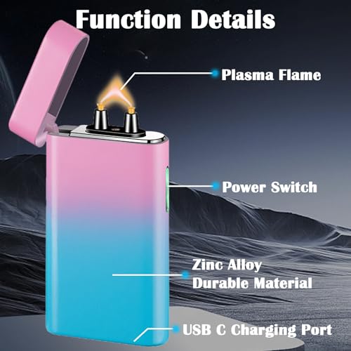 Encendedor eléctrico recargable USB en arco miniatura 2