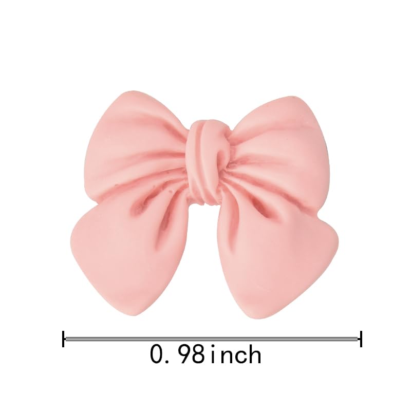 Miniatura 4 de Mini clip de lazo rosa para pasadores de pelo, pasadores de lazo para el cabello de gelatina, pasadores laterales para lazos para el cabello para