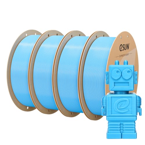 eSUN PLA Basic Filament 4KG Bundle, Speedy PLA Filament, Light Blue