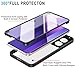 Ephoou for Xiaomi Redmi Note 13 Pro Plus 5G Clear Case with Screen Protector, Dual Layer Full Body Shockproof Dustproof All-Inclusive Cover Case Redmi Note 13 Pro Plus 5G QB-Black