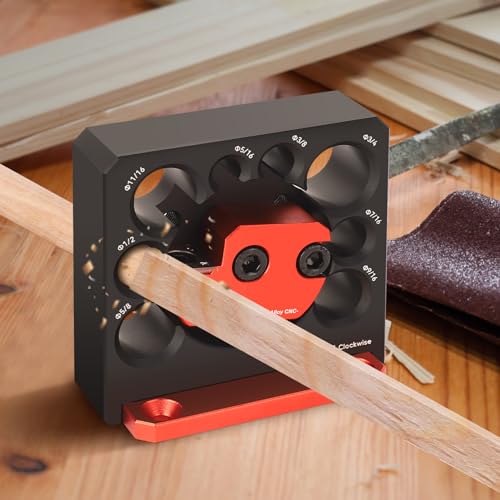 Dowel Maker Jig Imperial, 8 Holes Adjustable Dowel Maker Jig Kit with Carbide Blade, Electric Drill Milling Dowel Round Rod Auxiliary Tool for Wooden Rods Sticks Woodworking 7 Dowel Maker Jig Imperial, 8 Holes Adjustable Dowel Maker Jig Kit with Carbide Blade, Electric Drill Milling Dowel Round Rod Auxiliary Tool for Wooden Rods Sticks Woodworking - Image 7