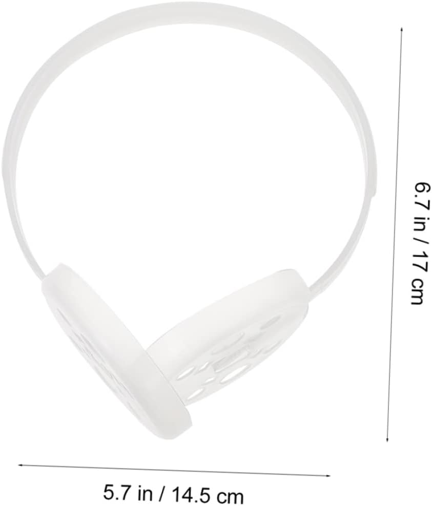 3pcs Diy Earmuff Frame Kit Plastic Earmuff Stand Hearing Protection Ear Muffs Rack
