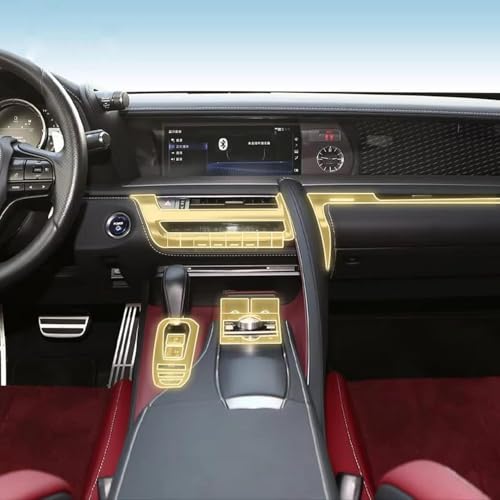 Film console Lexus LC 500 anti-rayure écran LCD TPU transparent prédécoupé