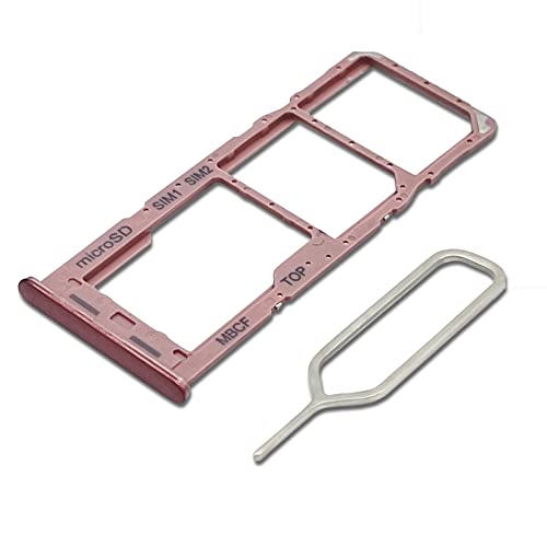 Eonpam Dual SIM Ranura para Samsung Galaxy M33 5G SM M336 Reemplazo del soporte de la bandeja de la tarjeta SIM + Sim Pin(Marrón)
