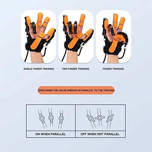 Guanti Robot di Riabilitazione 1 Paio, Guanti di Riabilitazione elettrici del Touch Screen integrati del Chip Intelligente AI, per Entrambi i Guanti di funzionalità della Mano
