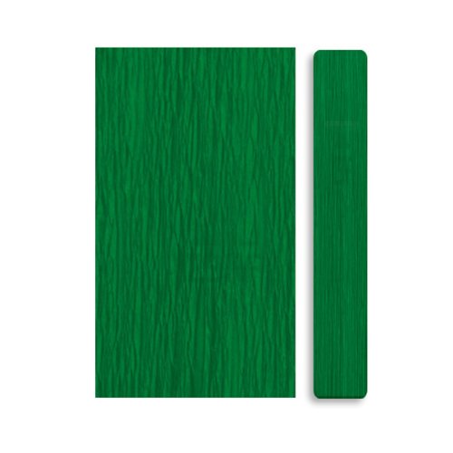 Papier Crépon vert feuille 50x200 cm