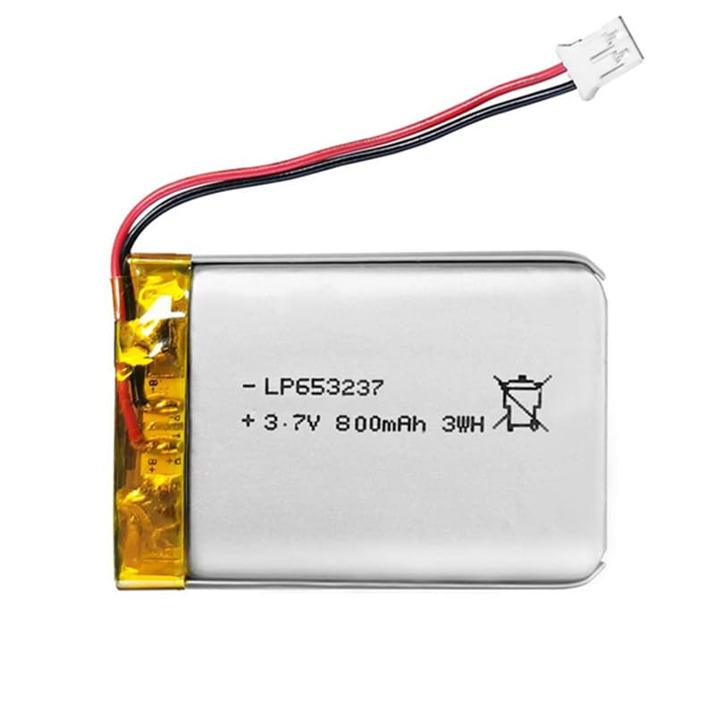 653237 800mAh 3.7v batteria ricaricabile per MP3 GPS Speaker