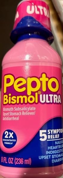Pepto-Bismol Max Strength Liquid 8 oz (Pack of 6)