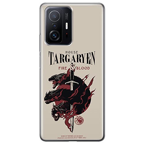 ERT GROUP mobile phone case for Xiaomi 11T 5G / 11T PRO 5G original and officially Licensed Game of Thrones pattern 006 optimally adapted to the shape of the mobile phone