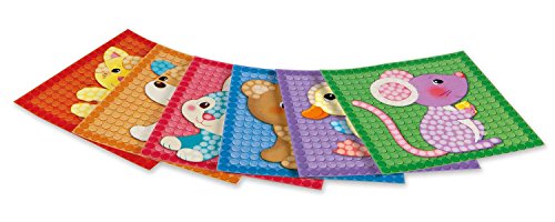 Play maïs 160201 – Card Set Mosaic Little Friends, Kit de Bricolage