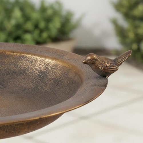 Mangeoire en fer forgé stable pour protéger les oiseaux sur un balcon