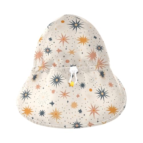Boho Simple Style Sea Shell Stars Toddlers Beach Hat Boys Hat Girls UPF 50+ Protection Wide Brim Travel Essentials3