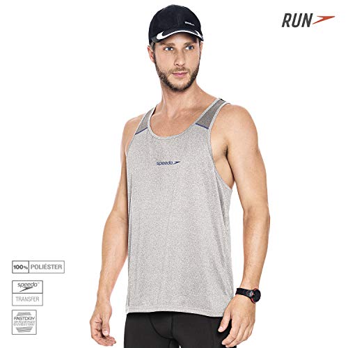 Speedo Hero, Regata Homens, Cinza, G