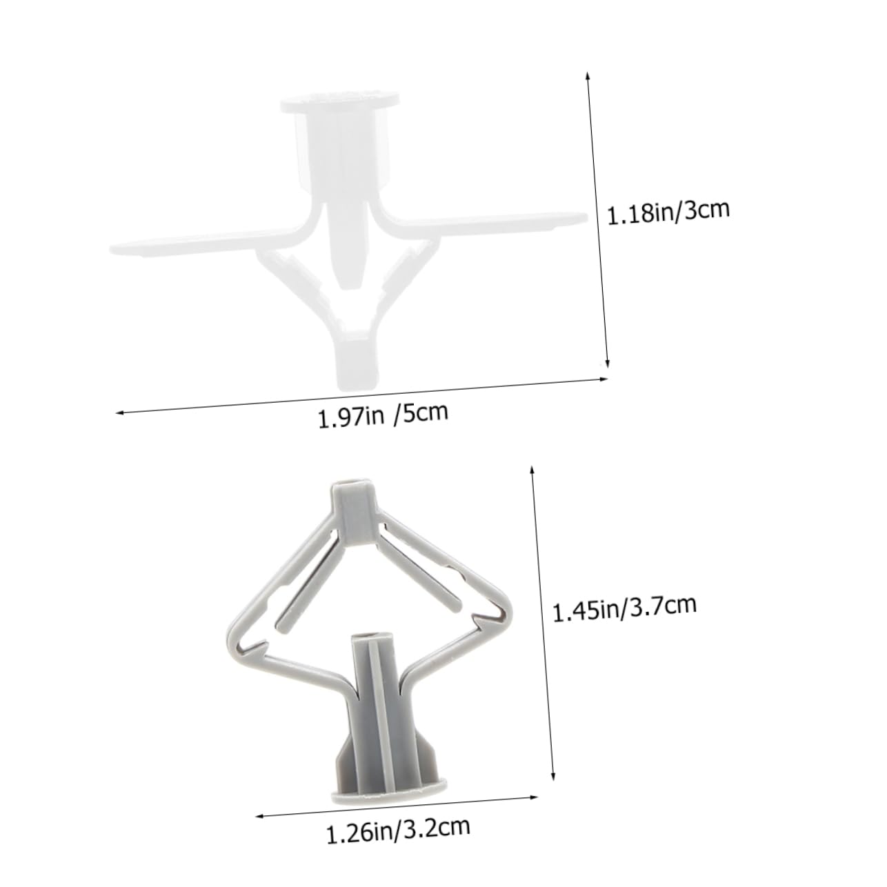 HAWILLOSCH Heavy Duty Drywall Anchors Assortment Self Drilling Wall Anchor Repair Kit