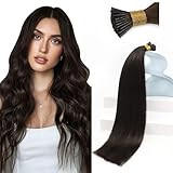 Sunny Hair I Tips Hair Extensions Human Hair 20inch Itip Hair Extensions Brown Pre Bonded Hair Extensions Fit Any Scene 50g