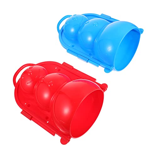 Gogogmee Snow Toys for Boys and Girls Snowman Makers Kit Snowman Mould Clamps for Boys and Girls Random Color