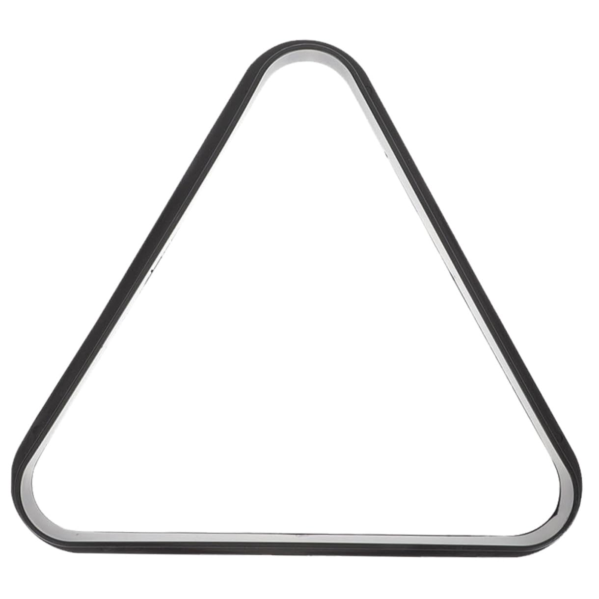 TOYANDONA Triangolo per Biliardo Robusto in Plastica Nero per Organizzare Palline da Pool e Biliardo, per Sala Giochi e Centro Comunitario