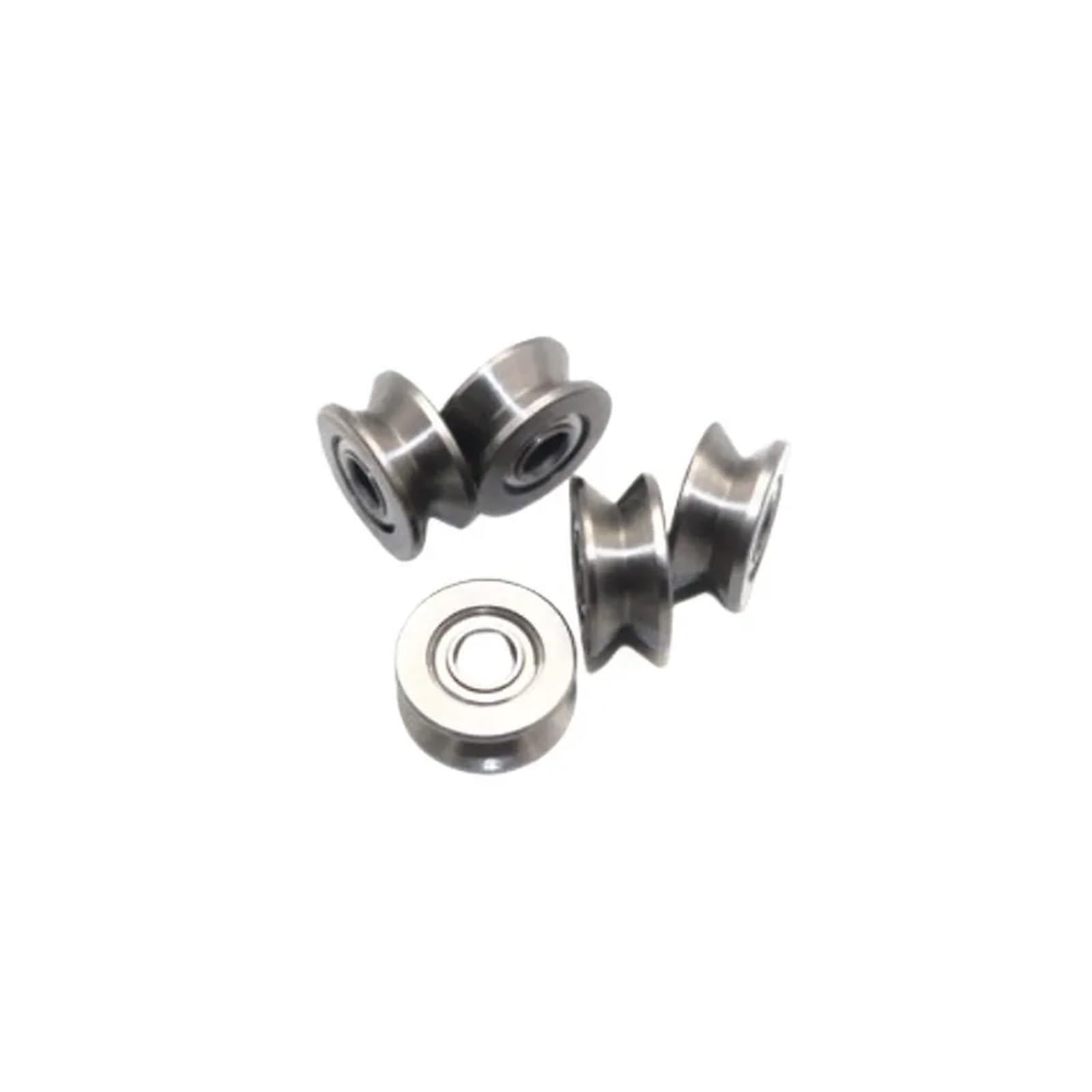 10 sztuk prowadnic drucianych V-rowek miniaturowe łożysko V623 V624ZZ U623ZZ U624ZZ U604ZZ U-Nut V-line koło pasowe (U624ZZ 4 x 13 x 7 mm)