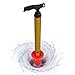 High Pressure Toilet Plunger - Heavy Duty Air Power Toilet Clog Remover, Powerful Air Drain Unclogger Tool, Multipurpose Household Cleaner for Bathroom Sink, Kitchen, Bathtub & Shower Drain (Red-1pcs)