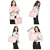 Women Fashion Handbags Wallet Tote Bag Shoulder Bag Top Handle Satchel Purse Set 4pcs
