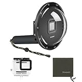 SHOOT Official 3.0 Dome Port for GoPro Hero 7 Black/ 6/5/HERO(2018) Camera- Waterproof Case, Floating Grip for Underwater Photography Scuba Diving Accessories