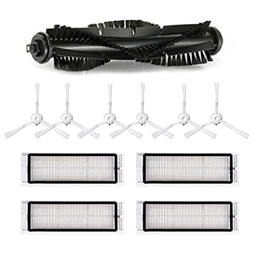 Lyzeous Roller Brush Vacuum Cleaner Hepa Filter for 360 S5 S7 Robot Vacuum Cleaner Side Brush Accessory Replacements