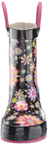 Image of Western Chief Kids Ladybug Rain Boot(Toddler /Little Kid /Big Kid) | Built for outdoor play, pull-on loops for self-dressing, comfort EVA insole, rubber traction outsole, toddler to big kid size