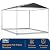 VIWAT Outdoor Steel Storage Shed with Updated Frame Structure and Lockable Doors, Metal Shed Upgrade Height Ideal for Garden, Backyard, and Patio Utility and Tool Storage (Black, 8x12 FT)