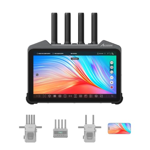 Image of Accsoon CineView M7 Pro 4K60 Wireless SDI HDMI Video Transmitter Receiver&Camera Monitor 7 inch Camera Control, 60ms Latency 1200FT 3D Luts App Monitoring, Pair CineView M7H Pro /Master 4K /SE 4K /HE /SE