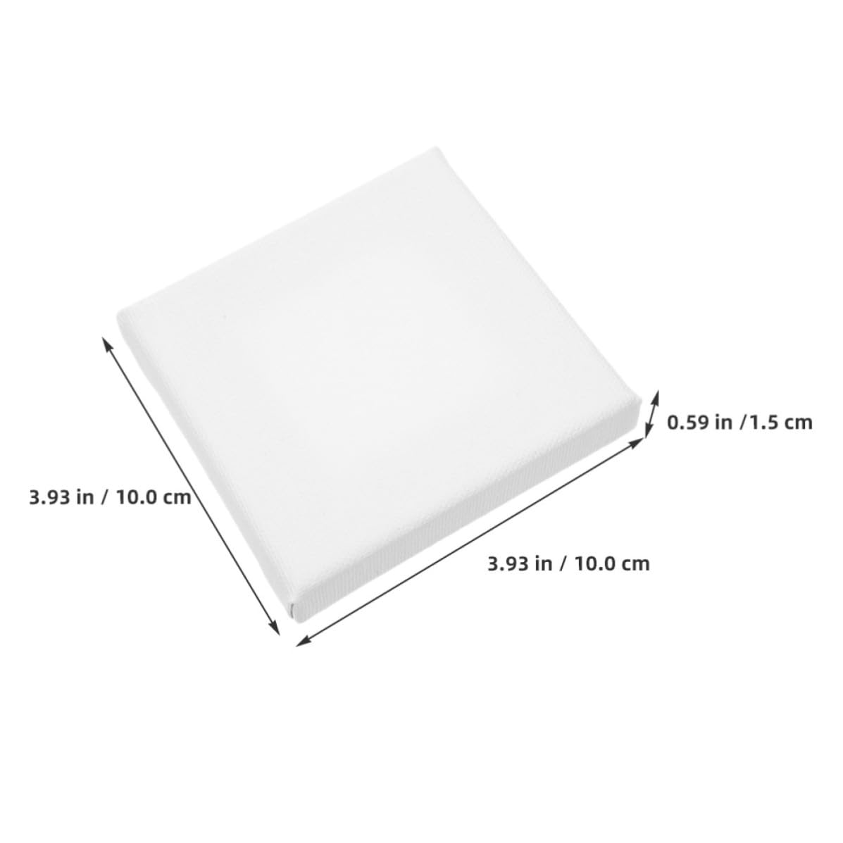 CALLARON 24 Piezas Mini Lienzo para Pintar Lienzo Pequeño de Algodón sobre Madera Blanco Reutilizable Diseño Estirado para Arte y Pintura
