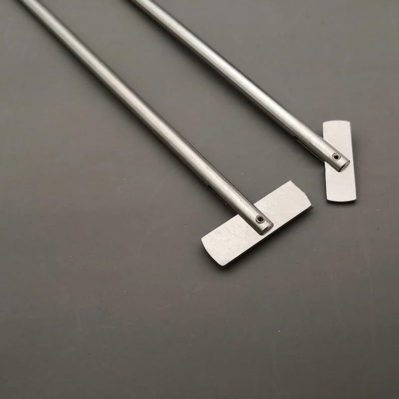 Stainless Steel Stirring Paddle for Laboratory Mixers - 304 Steel Blade for Dispersers, Crushers, and Grinders, 1pcs(20x6x250mm)