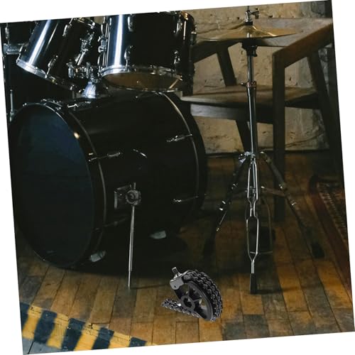 Pedal de Batería de Doble Cadena para Bombo Negro miniatura 6
