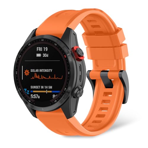 For Garmin Enduro 3/Fenix 8 51mm/instinct 2X/Fenix 7X �o���h �V���R���� �����x���g YANMONGI �ʋC �_�炩�� �h�� �y�� �ϏՌ� �h�� �j�����p�i�I�����W�j