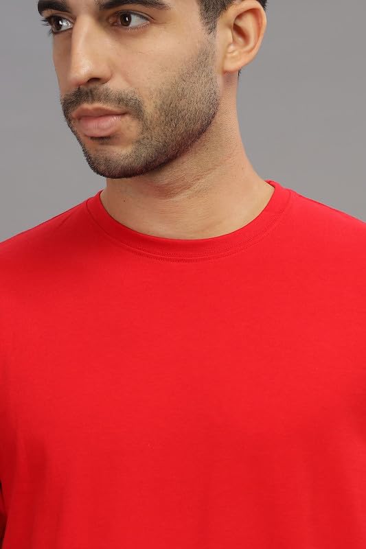 Image of XENOVAURBAN Unisex Regular Cotton Solid Color Tshirt