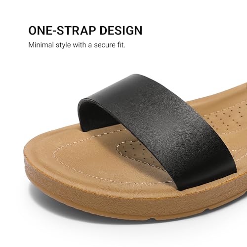 Image of DREAM PAIRS Women's Ankle Strap Flat Sandals