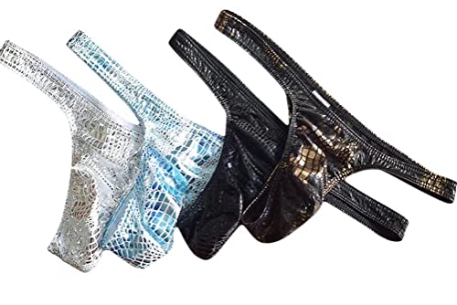 Pdbokew Men's Thongs Underwear Comfortable T-Back G-String