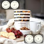 Handfuel Everything Bagel Cashews, Hand Roasted Salted Cashews, 7g of Protein, Non-GMO, Vegan Friendly, Plant Based Flavoured Nuts, Gluten Free - 150 Grams