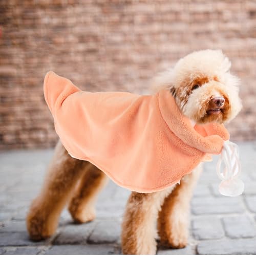 Disfraz capa cálida para perro SUPVOX talla M caqui miniatura 3
