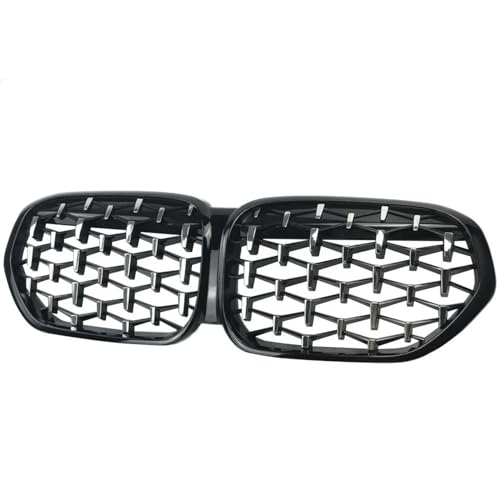Calandre diamant pour BMW X1 F48 LCI pare-choc avant noir brillant de style course